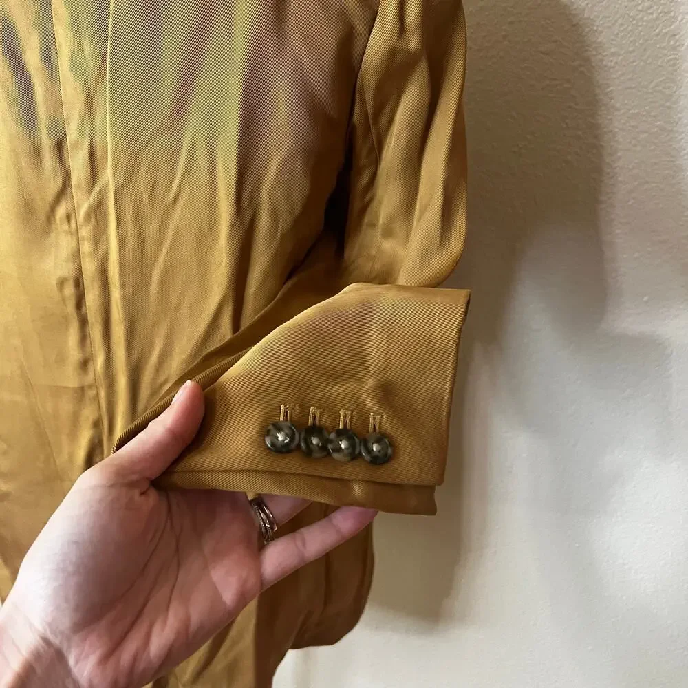 J. Crew Alfie Gramercy Twill blazer in tan WOMENS 6
